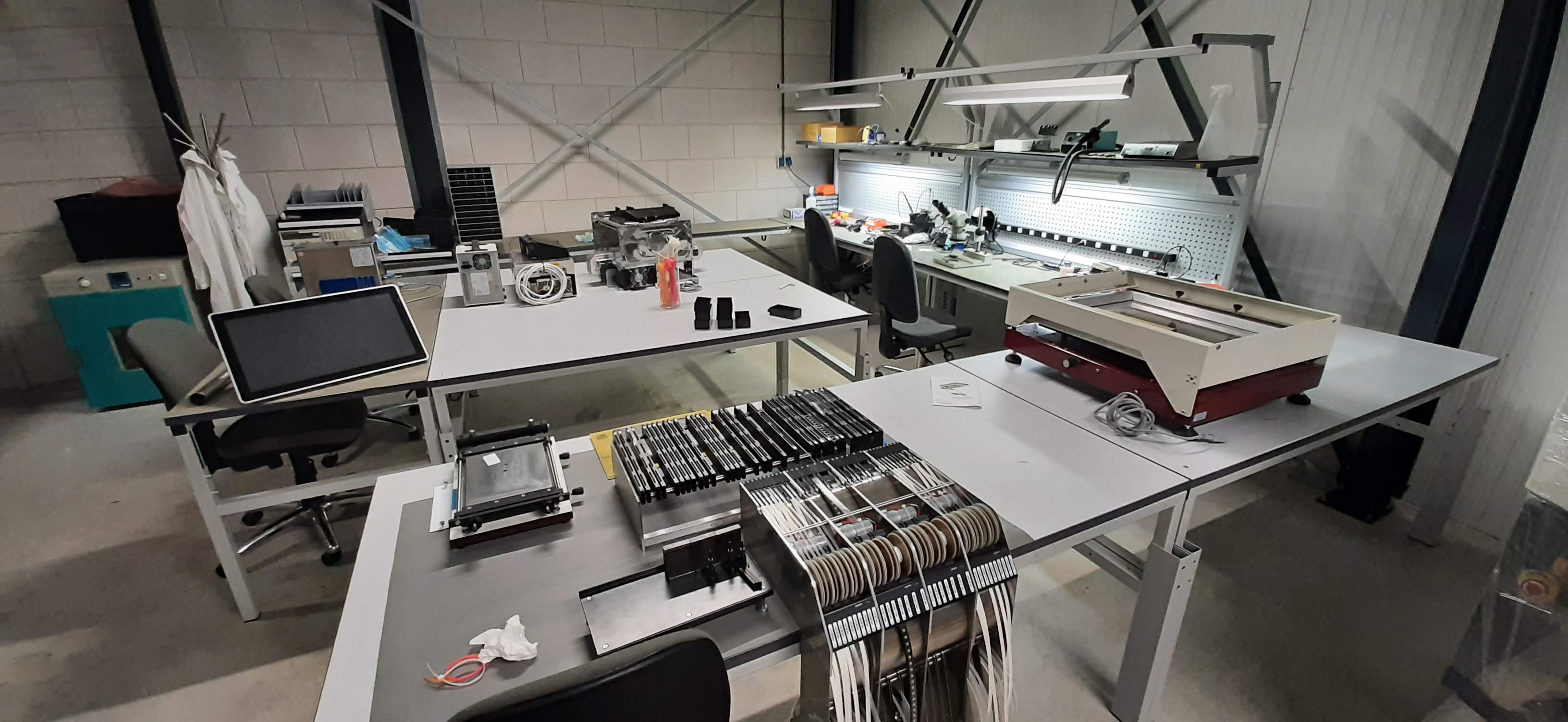 Circuit-card assembly and production equipment inside E-REON