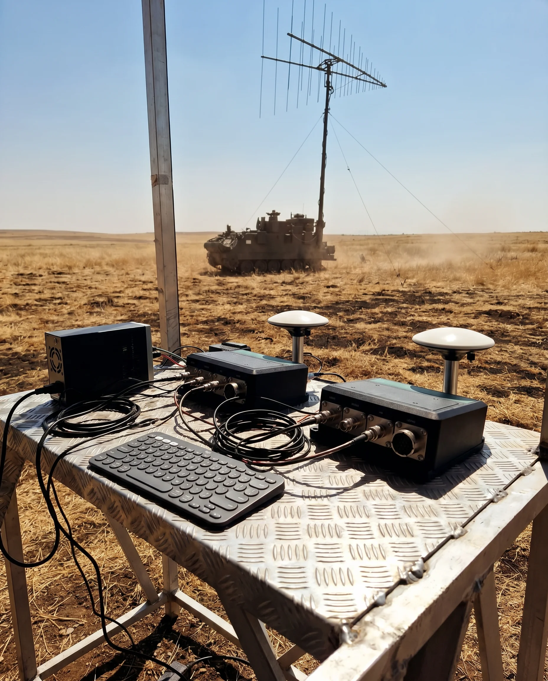 RF communications equipment operating in a field environment